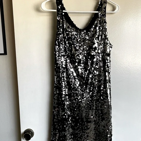 Dresses | Forever 21 Black Silver Sequined Dress | Poshmark Dresses | Forever 21 Black Silver Sequined Dress | Poshmark